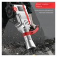 thumbnail image 3 of 5900W High-power Electric Impact Hammer Complete Set Of Tools Industrial Grade Impact Concrete Wall Demolition Pile Driving ,Wide Applications, 3 of 7