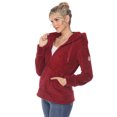 thumbnail image 2 of White Mark Veste Sherpa à Capuchon pour Femmes, 2 of 6