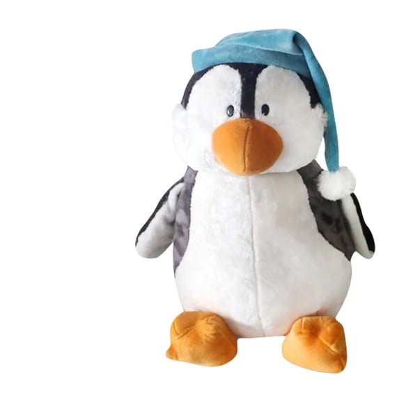 Stuffed Toy Night Cap Penguin Dolls Cute Soft Cuddly Stuffed Toys Children‘s Holiday Gifts