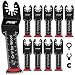thumbnail image 3 of JTWEB Japanese Tooth Oscillating Tool Blade Wood, 10PCS Arc-Shaped Edge Extra Long Reach Oscillating Saw Blades, Multitool Blades Clean Cut for Wood, Plastic, Multi Tool Blades Kits, 3 of 5