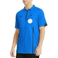thumbnail image 3 of TOPTIE Men's Soccer Referee Jersey Officials Pro Short Sleeve Referee Shirts-Blue-3XL, 3 of 9