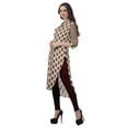 thumbnail image 4 of Moomaya Kurta Tunique à Ourlet Droit Imprimée pour Femmes, Kurti à Col Mandarin, Tenue d'Été, 4 of 6