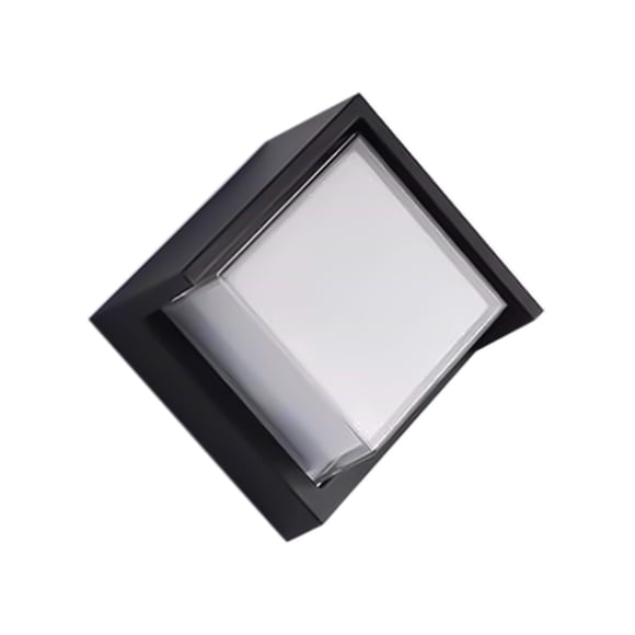 Outdoor Wall Sconce, LED Wall Lighting Fixture for Porch, Exterior Aluminum Mounted Up Down Light for Patio and Entryway, Black Finish for Indoor and Outdoor Use