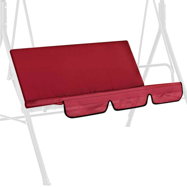 Dvkptbk Housse de Coussin Imperméable Coussin de Chaise pour patio et Sièges Extérieurs, Montré dans une Couleur Rouge Vif. Fabriqué à Partir de Tissu Taffetas de polyester 190T durable, Il Est Léger, Pliable et Présente des Bords Bordés pour une Fixation Sécurisée. Conçu pour les Meubles d'Extérieur Trois Places, Il Mesure 150x50x10cm (59x59x4in) et Est Facile à Nettoyer à l'Eau. Idéal pour le Jardin, la Cour, le camping et la Randonnée.