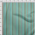 thumbnail image 2 of oneOone Silk Tabby Fabric Multicolor Stripe Printed Fabric 1 Yard 42 Inch Wide, 2 of 3