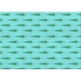 thumbnail image 1 of Ahgly Company Tapis Rectangulaire Lavable en Machine Intérieur Transitionnel Vert Méduse, 8 Pieds x 12 Pieds, 1 of 7