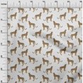 thumbnail image 3 of oneOone Cotton Flex White Fabric Animal Craft Projects Decor Fabric Printed By The Yard 40 Inch Wide, 3 of 4