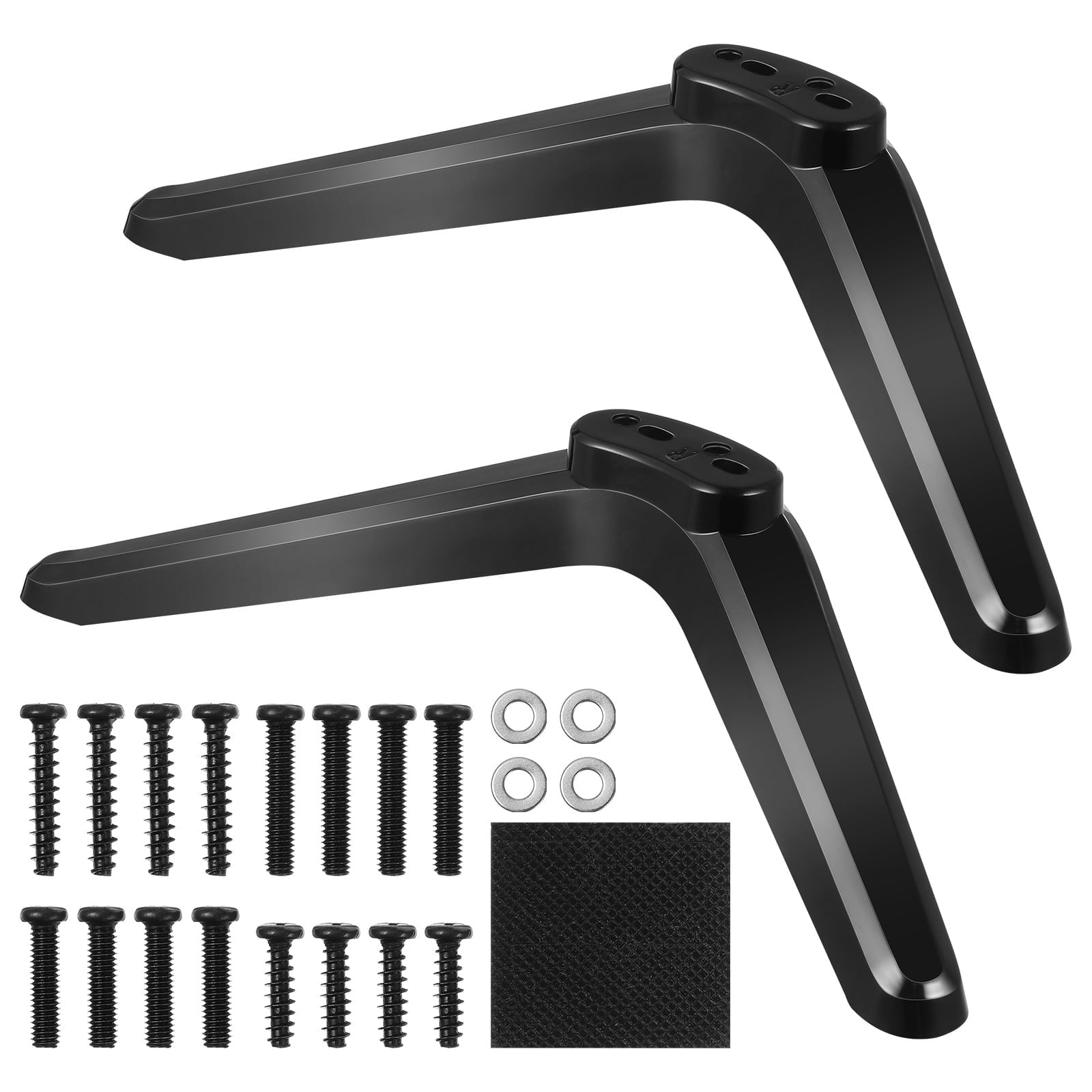 TV Stand Mount, Universal TV Stand Tabletop for 32 to 55 inch Plasma LCD LED Flat Screen TVs, TV Legs, Holds up to 88lbs, Max 800 x 500mm, Height Adjustable TV Base,