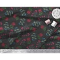 thumbnail image 3 of Soimoi Toile de Popeline de Coton Feuilles & Fleurs Roses Imprimé Floral par Yard 56 Pouces de Large, 3 of 3