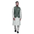 thumbnail image 1 of Atasi Indian Traditional Kurta Churidar Pajama Set With Nehru Jacket For Men, 1 of 3