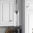 thumbnail image 2 of Hudson & Canal PD0649 Kagan Polished Nickel & Clear Glass Mini Pendant, 2 of 8