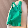 thumbnail image 2 of Plebaso Combinaison Short Décontractée d'Été Sans Manches pour Filles, Couleur Unie, à Bretelles Spaghetti, avec Poches, 2 of 6