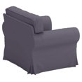 thumbnail image 3 of Le Remplacement de Housse de Sofa Ektorp en Coton Épais Est Rendu Compatible pour Chaise IKEA Ektorp (Fauteuil) (Polyester Lin), 3 of 5