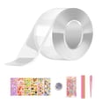 thumbnail image 2 of yuksok Ruban à Bulles Soufflant Double Face Réutilisable Ruban Transparent Ruban de Montage C, 2 of 9