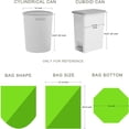 thumbnail image 3 of AMERTEER Small Trash Bags 1.2/4/8/13 Gallon  Small Bathroom Trash Bags   Strong Small Garbage Bags  Biodegradable  Unscented  Size Expanded for Bathroom Kitchen, 3 of 14