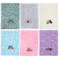 thumbnail image 2 of Miangastore 6 Sets Textured Scrapbook Paper Lace Mesh Sheet Junk Journal Background Retro Crafting Diy Planner Paper Scrapbook Accessories, 2 of 8