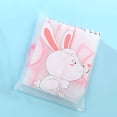 thumbnail image 4 of GPOECD Children’s Baby Hooded Cartoon Rabbit Pattern Cute Transparent Rain Ponchos Rainwear for Kids Pink,XL, 4 of 4