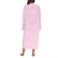 thumbnail image 4 of ameIAEA Peignoirs à Glissière pour Femmes en Molleton Duveteux Robe de Chambre Longue Chemises de Nuit Peignoir avec Poches, 4 of 6