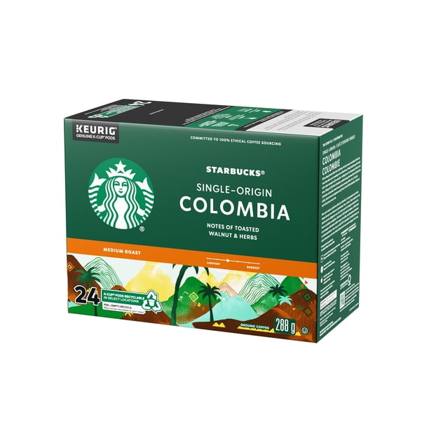 STARBUCKS Single Origin Colombia Coffee, Medium Roast, Keurig