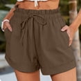 thumbnail image 2 of Birdeem Womens Lightweight Shorts Casual Short Short Pants Elastic Waist Drawstring Comfy Shorts, 2 of 6