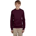 thumbnail image 2 of Hanes ComfortBlend EcoSmart Chandail à Col Rond pour Garçon, P, Bordeaux, 2 of 6