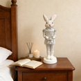 thumbnail image 4 of EGNMCR Easter Decorations, Cute Resin Bunny Figurine Mini Easter Rabbits Statue for Home Decor Tabletop Shelf Mantel Centerpiece Decoration Spring Holiday Party Favors resin decorations, 4 of 6