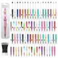 thumbnail image 1 of DASTTUIS 600 Pieces Beadable Pens - 200 Plastic Beadable Pens Bulk, Refills & Pen Bags Included - Beaded Pens Kit Cute Ballpoint Pens Black Ink - DIY Pens for Studen, 1 of 6
