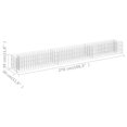thumbnail image 4 of vidaXL Gabion Lit Surélevé Acier Galvanisé 270x30x30 cm, 4 of 4