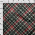 thumbnail image 2 of oneOone Cotton Poplin Fabric Tartan Check Printed Fabric 1 Yard 56 Inch Wide, 2 of 4