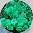 thumbnail image 4 of 100pcs Glow in the Dark Rocks,Outdoor Night Fruity Solar Guide Pebbles, Magical Luminous Rocks,Glowing Stones with Scattered Luminescent Particles Used In Aquarium Landscaping Luminescent Stones, 4 of 5