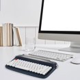 thumbnail image 4 of Milaget Retro Mechanical Keyboard 84 Keys Bluetooth5.0 Multi-Device Pairing Keyboard for navy, 4 of 7