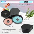 thumbnail image 2 of AMGSH 3-Tier Bar Glass Rimmer Bartender Tool with Sponge | Margarita Salt Rimmer Set, 3-Tray Black Plastic Bar Accessories Bartending Supplies, Salt Rimmer for Cocktails, 2 of 6