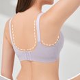 thumbnail image 3 of Timegard Bras for Women Wireless Adjustable Strap Full Support Soft Comfortable Deep V Bra Sleep Bralette, 3 of 6
