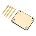 thumbnail image 2 of Electric Guitar Neck Plate, Electric Guitar Back Mounting Plate Beautiful Rustproof Easy To Install Durable  For Bass Gold,Black,Silver, 2 of 8