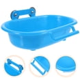 thumbnail image 4 of Plastic Parrot Bath Box Bird Cage Accessory Bathing Tub Bath for Parakeet Pet Birds, 4 of 8
