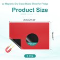 thumbnail image 2 of Uxcell Magnetic Dry Erase Board Sheet for Fridge - Kitchen Organizer and Planner Red, 2 of 7