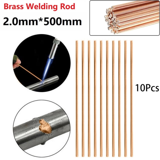 1.0/1.5/2.0/2.5mm*500mm Brass Welding Rod Welding Wire Electrode Soldering Rod
