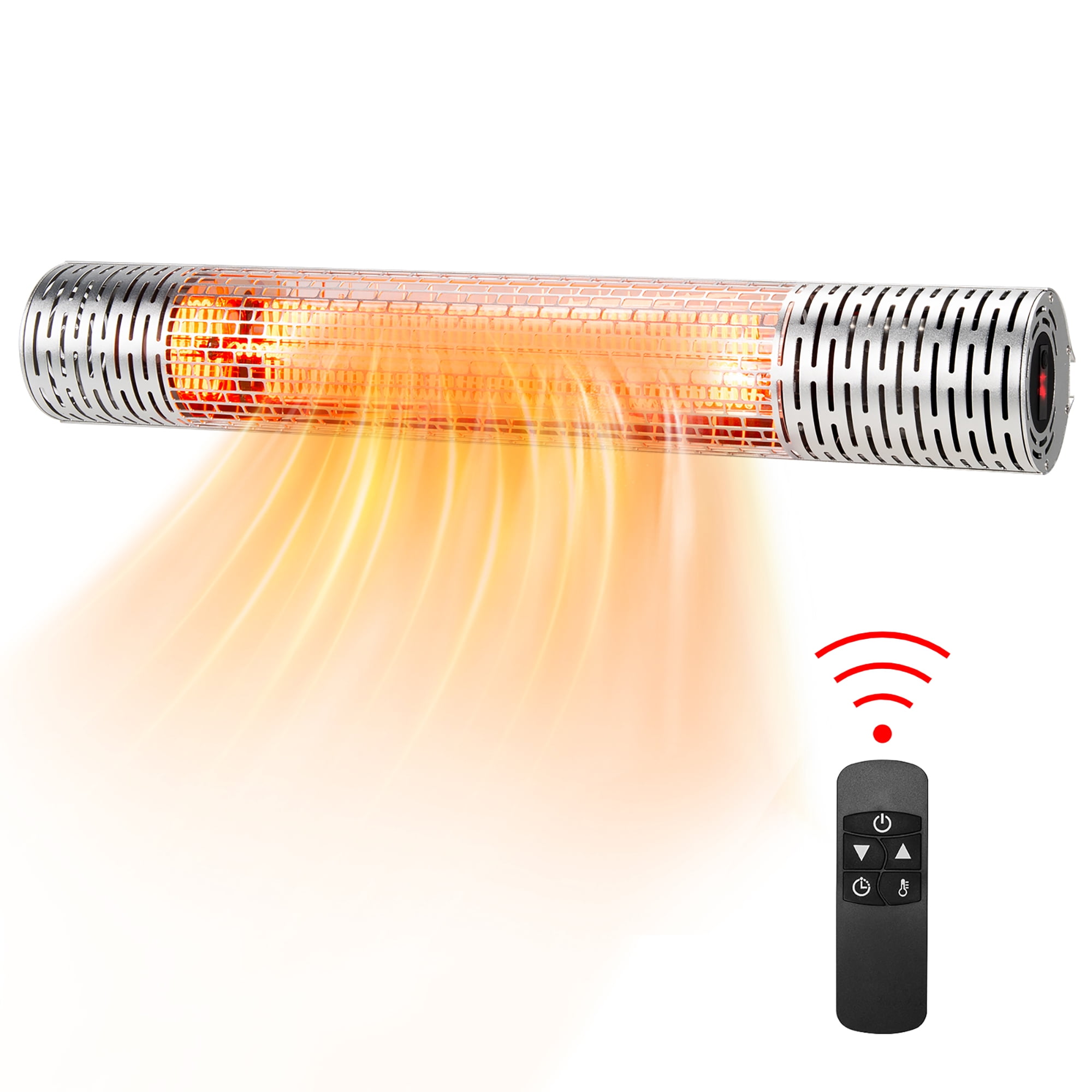 Costway Chauffage infrarouge mural 1500W pour intérieur et extérieur avec télécommande