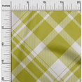 thumbnail image 2 of oneOone Polyester Spandex Lime Green Fabric Check Fabric For Sewing Printed Craft Fabric By The Yard 56 Inch Wide, 2 of 4