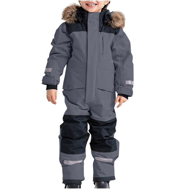 Manteaux pour Filles,Manteau d'Hiver pour Filles,Enfants Filles Garçons Combinaisons Colorées une-Pièce Combinaisons de Ski Manteaux Combinaisons d'Hiver,Manteaux pour Enfants Filles,Manteaux d'Hiver pour Filles