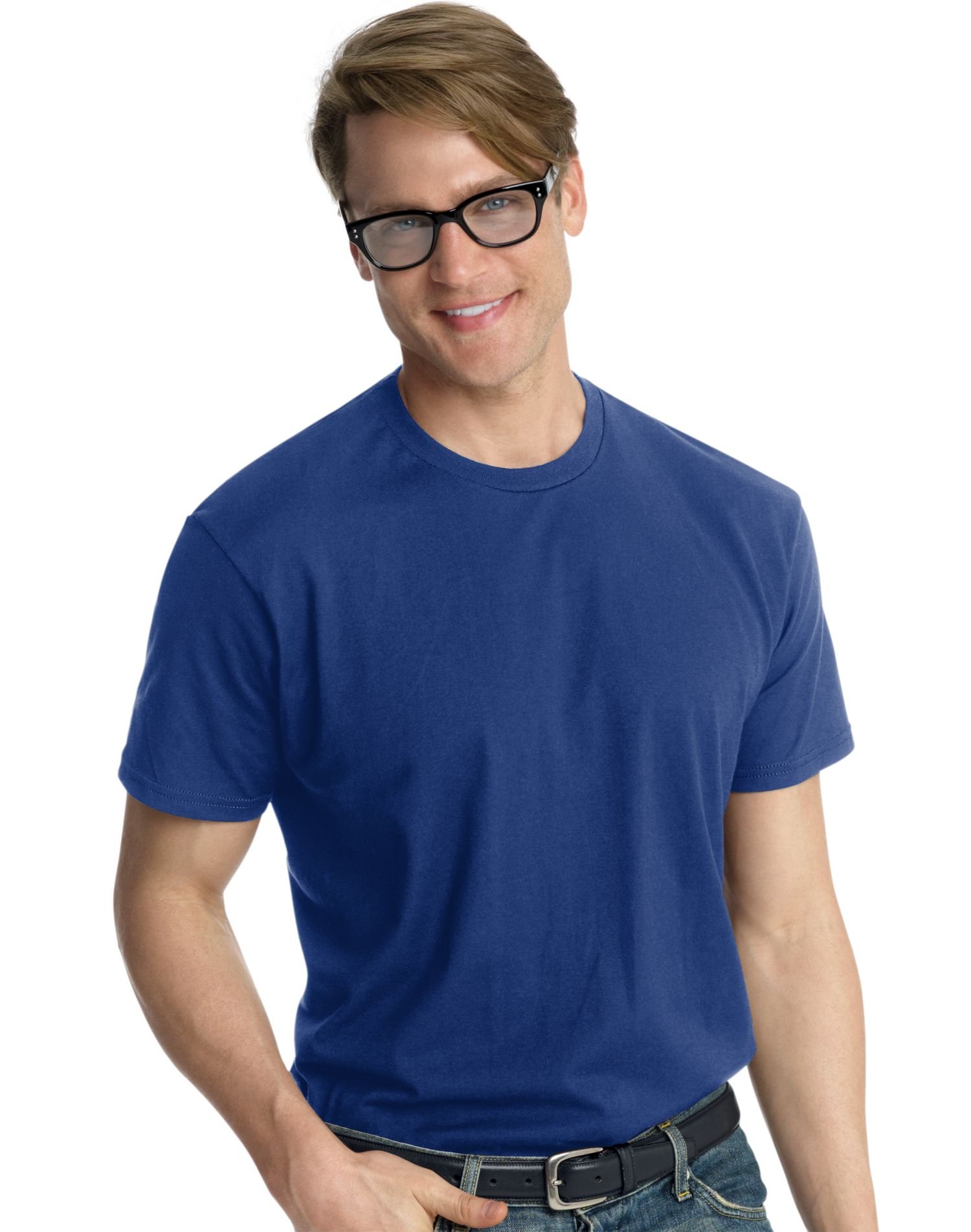 Hanes T-Shirt nano-T en Coton Ringspun 100 % de 4,5 oz