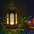 thumbnail image 4 of YOPTOP Ramadan Lantern Decoration Plastic LED Eid Mubarak Lamp Exquisite Battery Powered Ramadan Festival Table Light Home Festival Decoration Gift for Children Home Tabletop Decor,black, 4 of 9
