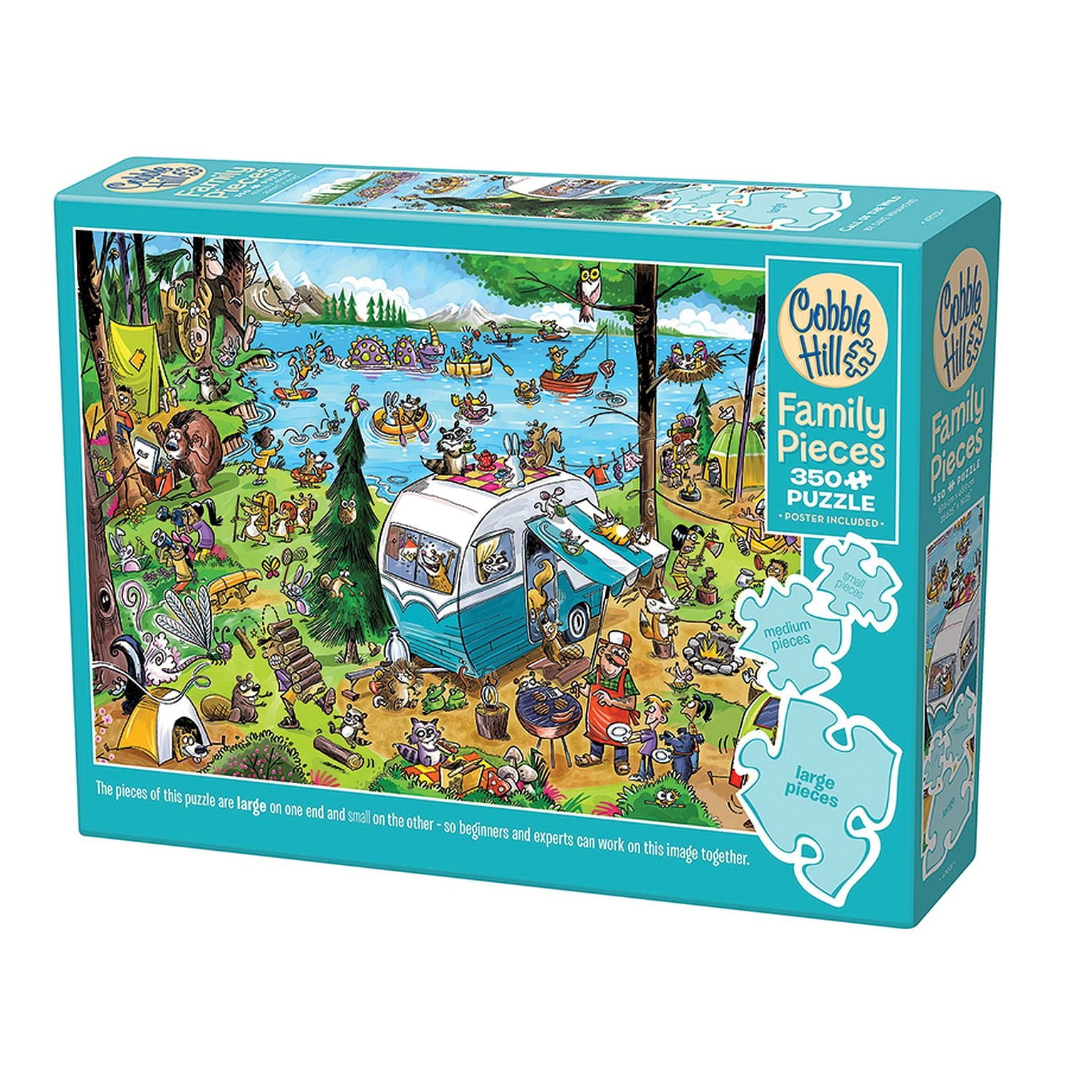 Cobble Hill Family Piece's 350 Piece Puzzle - Call of the Wild - Sample Poster Included