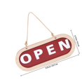 thumbnail image 2 of BESTYASH Panneau Open Closed pour Porte d'Entreprise en Bois Informations Client 1 Paquet, 2 of 5