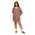 thumbnail image 2 of George Women's Plus Henley Nightshirt, 2 of 6