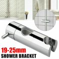 thumbnail image 3 of Adjustable Shower Head Holder for Slide Bar,Universal 19-25MM O.D. Rail Head Bracket Holder for Slide Bar Slider Clamp Bathroom Replacement 360 Degree Rotation Sprayer Holder (ABS Chrome), 3 of 5