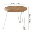 thumbnail image 3 of Yhmxh Home Decor Office DecorFoldable Small Table Movable Small Round Table Foldable Small Coffee Table Small Dining Table Suitable For Use Beside To The Sofa Home Essentials Office Accessories, 3 of 6