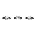 thumbnail image 1 of Baohd Fashionable And Comfortable Beaded Bracelets. Easy Matching For Any Style Beaded Cross Bracelets Stone Beads Bracelets volcanic stone 3Set, 1 of 6