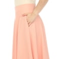 thumbnail image 4 of White Mark Jupe Midi Évasée Tasmin pour Femmes, 4 of 6