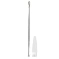 thumbnail image 2 of Earwax Curette Remover, Glossy Rounded Stainless Steel Double Head Relieve Itching Ear Spoon  for Home Silver, 2 of 7